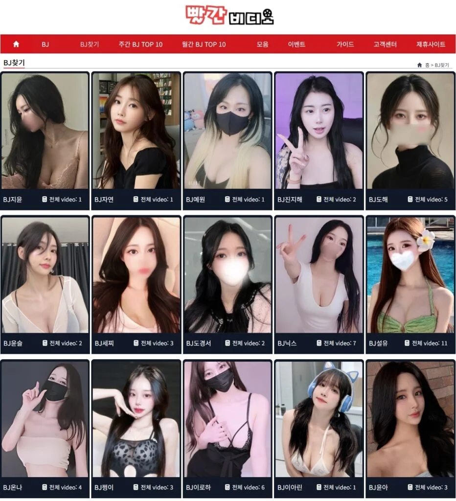 빨간비디오 공식사이트의 메인 화면 캡처. 깔끔한 인터페이스. 빨간비디오 공식사이트의 메인 화면 캡처. 깔끔한 인터페이스.